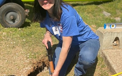Smith-Wright Participates in Playground Build